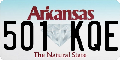 AR license plate 501KQE