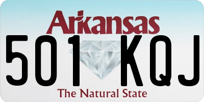 AR license plate 501KQJ
