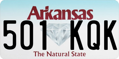 AR license plate 501KQK
