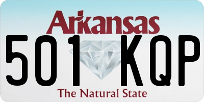 AR license plate 501KQP