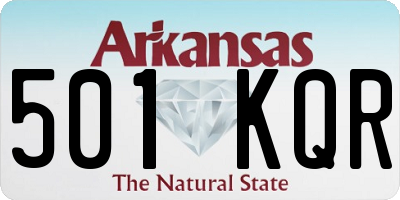 AR license plate 501KQR