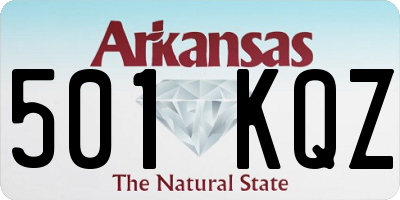 AR license plate 501KQZ