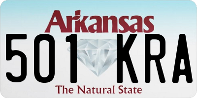 AR license plate 501KRA