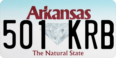 AR license plate 501KRB
