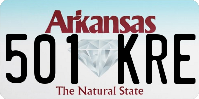 AR license plate 501KRE