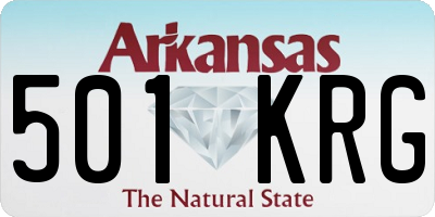 AR license plate 501KRG