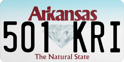 AR license plate 501KRI