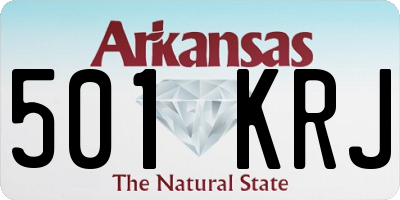 AR license plate 501KRJ