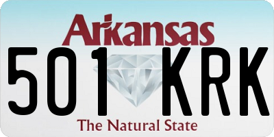 AR license plate 501KRK