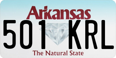 AR license plate 501KRL