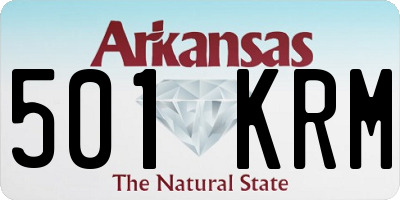 AR license plate 501KRM
