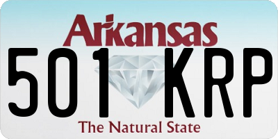 AR license plate 501KRP