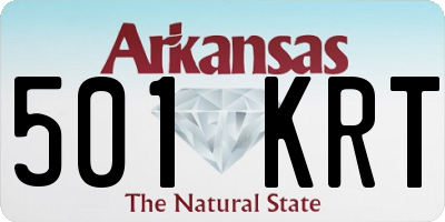 AR license plate 501KRT