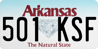 AR license plate 501KSF