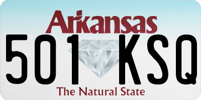 AR license plate 501KSQ