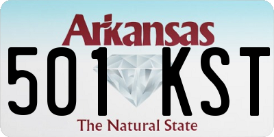AR license plate 501KST