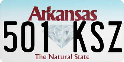AR license plate 501KSZ