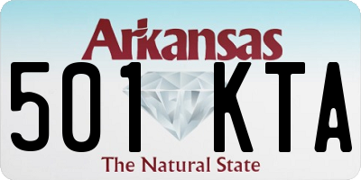 AR license plate 501KTA