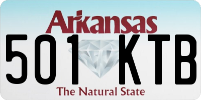 AR license plate 501KTB