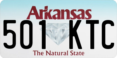 AR license plate 501KTC