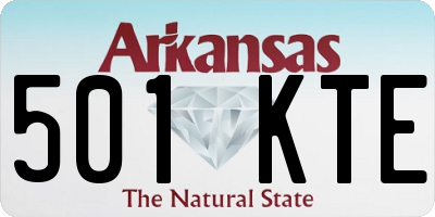 AR license plate 501KTE