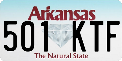 AR license plate 501KTF