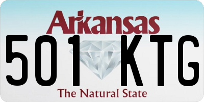 AR license plate 501KTG