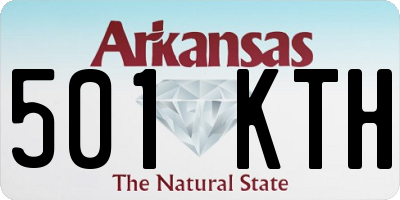 AR license plate 501KTH