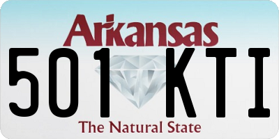 AR license plate 501KTI