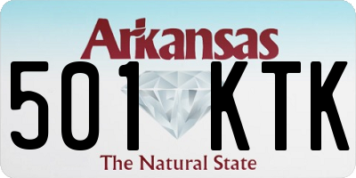 AR license plate 501KTK