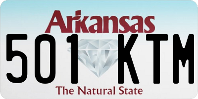 AR license plate 501KTM