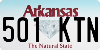 AR license plate 501KTN