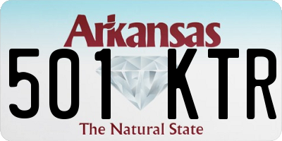 AR license plate 501KTR
