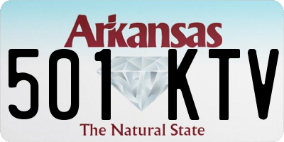 AR license plate 501KTV