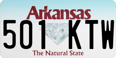 AR license plate 501KTW