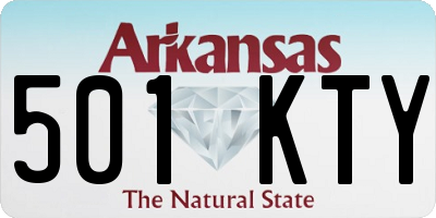 AR license plate 501KTY