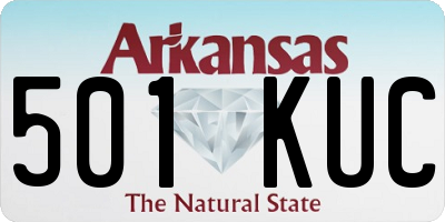 AR license plate 501KUC