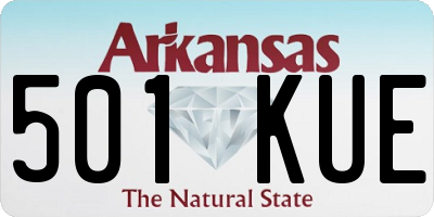 AR license plate 501KUE