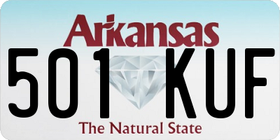AR license plate 501KUF