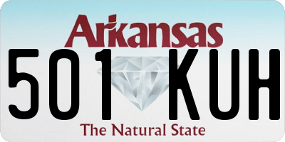 AR license plate 501KUH