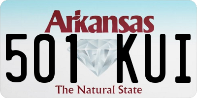 AR license plate 501KUI