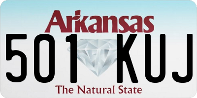 AR license plate 501KUJ