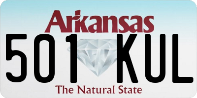 AR license plate 501KUL