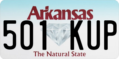 AR license plate 501KUP