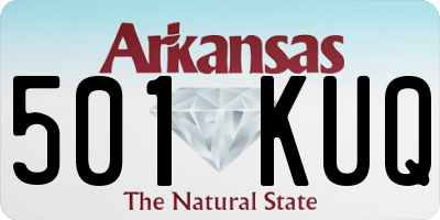 AR license plate 501KUQ