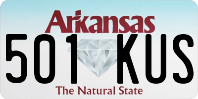 AR license plate 501KUS