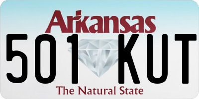 AR license plate 501KUT