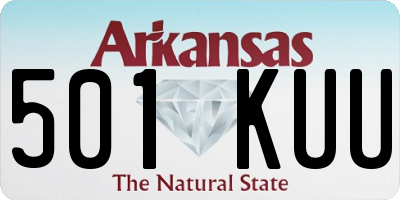 AR license plate 501KUU