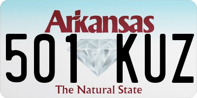 AR license plate 501KUZ