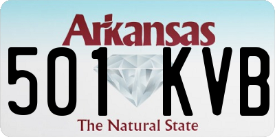 AR license plate 501KVB